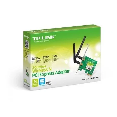 TP-Link TL-WN881ND Adaptador Wi-Fi PCI Express 300 Mbps TP-Link TL-WN881ND Adaptador Wi-Fi PCI Express 300 Mbps